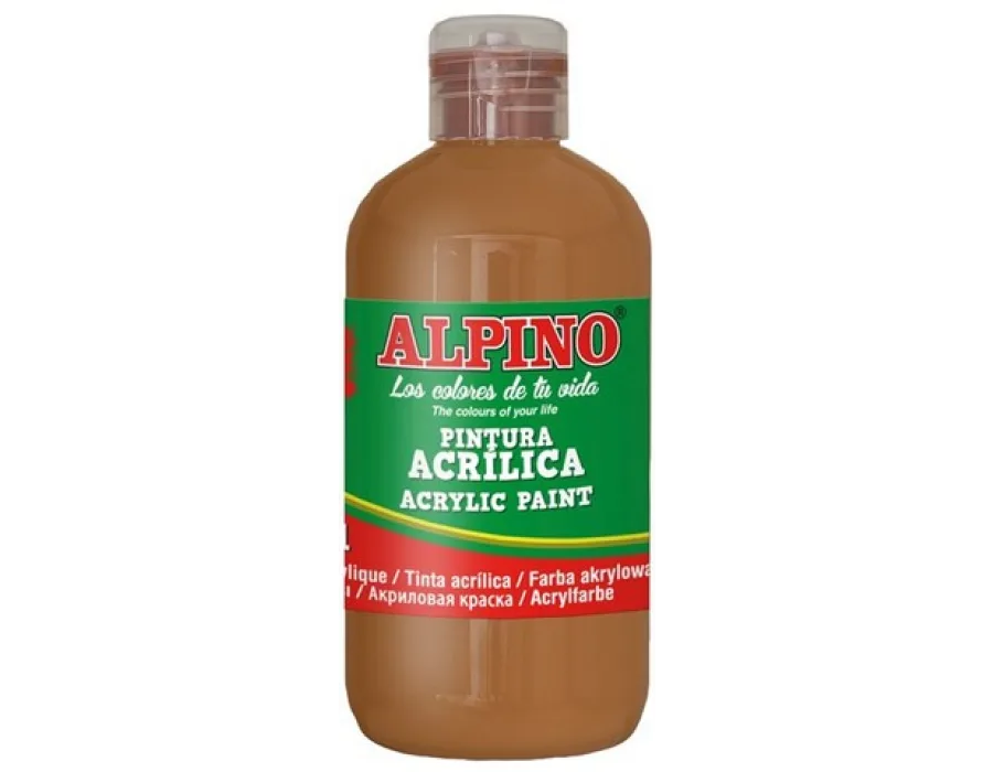 Alpino Akrilik Boya 250 ml Kahverengi
