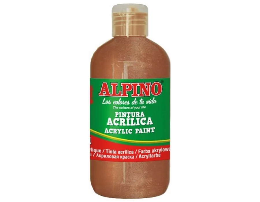 Alpino Akrilik Boya Metalik 250 ml Bronze