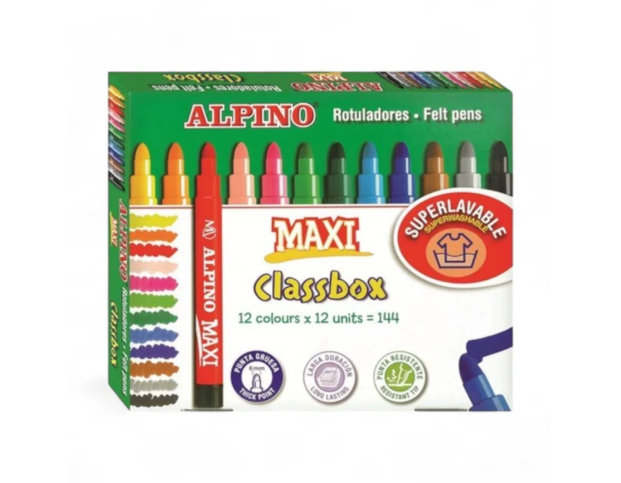 Alpino Keçeli Kalem Seti Maxi 144'lü