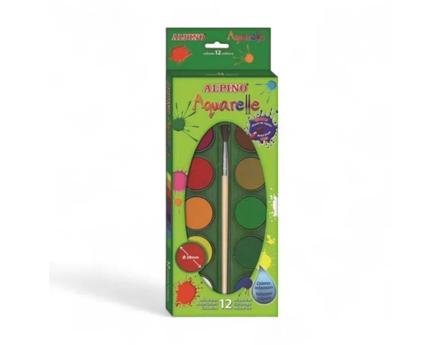 Alpino Sulu Boya Büyük 12 Renk