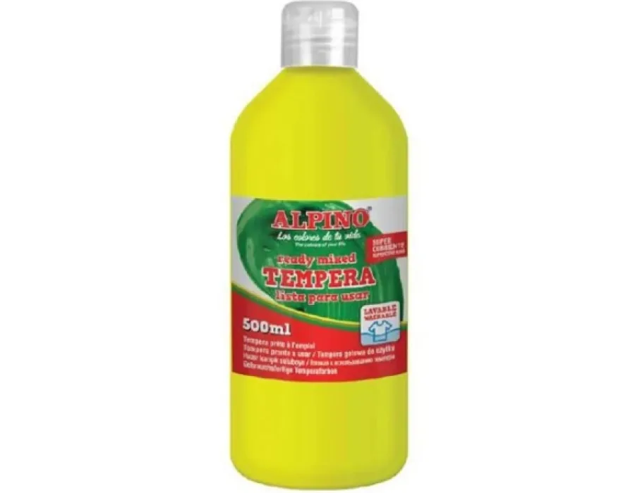 Alpino Tempera Sulu Boya 500 ml Sarı