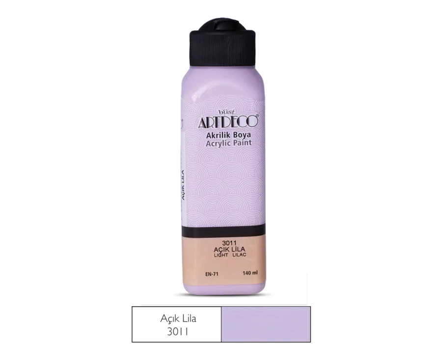 Artdeco Akrilik Boya 140ml Açık Lila 3011