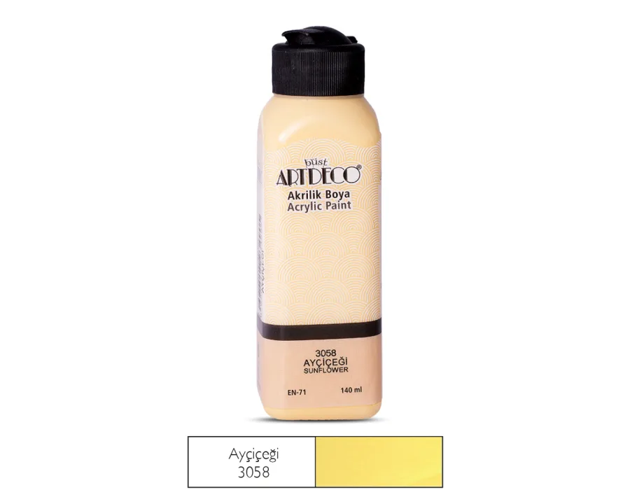Artdeco Akrilik Boya 140ml Ayçiçeği 3058
