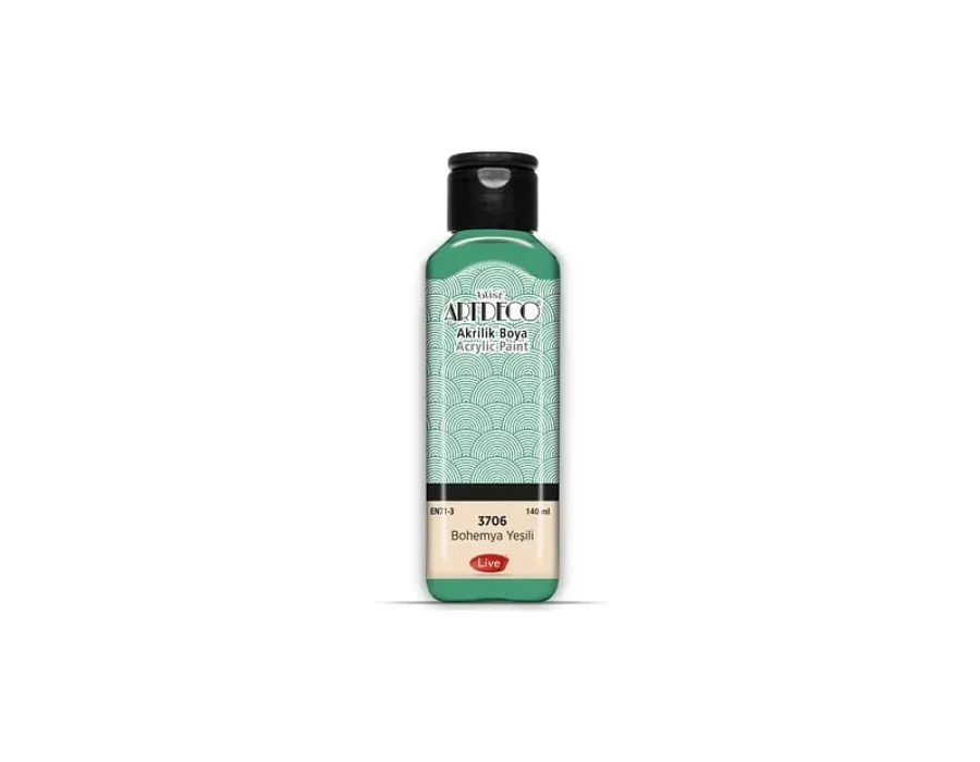 Artdeco Akrilik Boya 140ml Bohemya Yeşili 3706