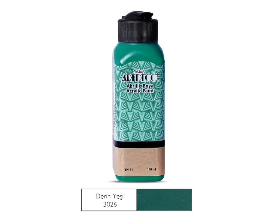 Artdeco Akrilik Boya 140ml Derin Yeşil 3026