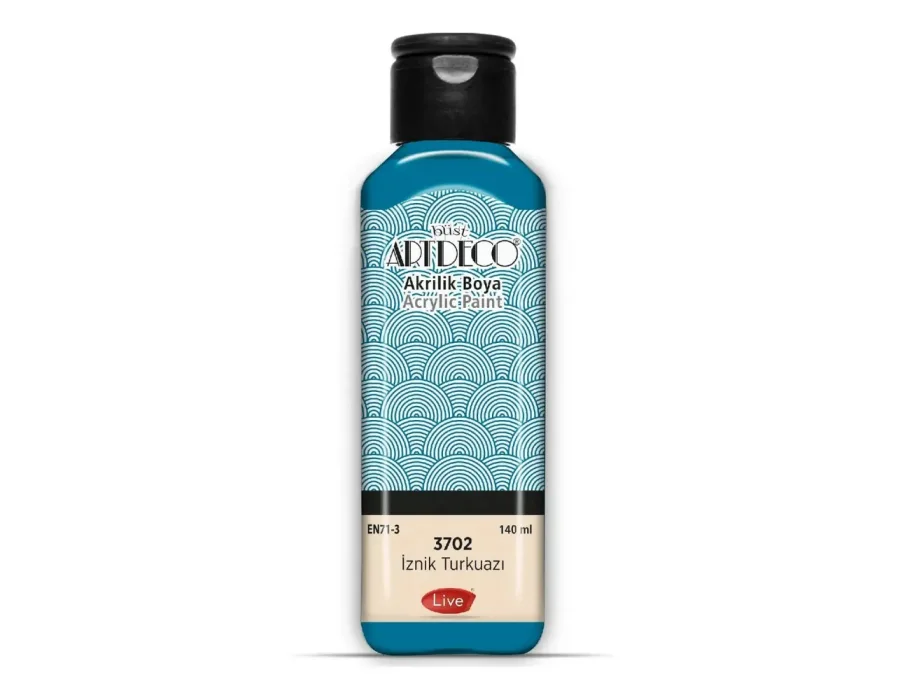 Artdeco Akrilik Boya 140ml İznik Turkuazı 3702