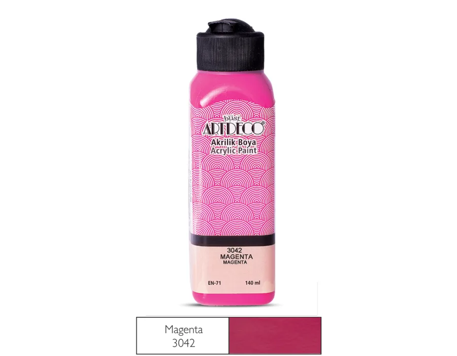 Artdeco Akrilik Boya 140ml Magenta 3042