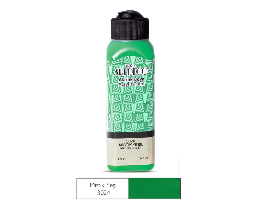 Artdeco Akrilik Boya 140ml Mistik Yeşil 3024