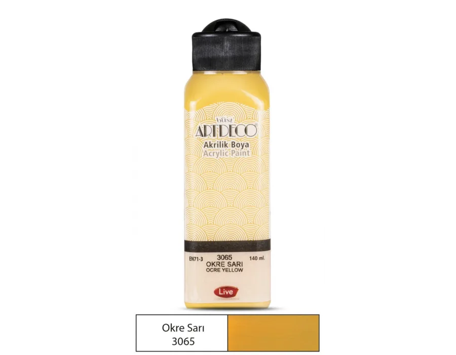 Artdeco Akrilik Boya 140ml Okre Sarı 3065