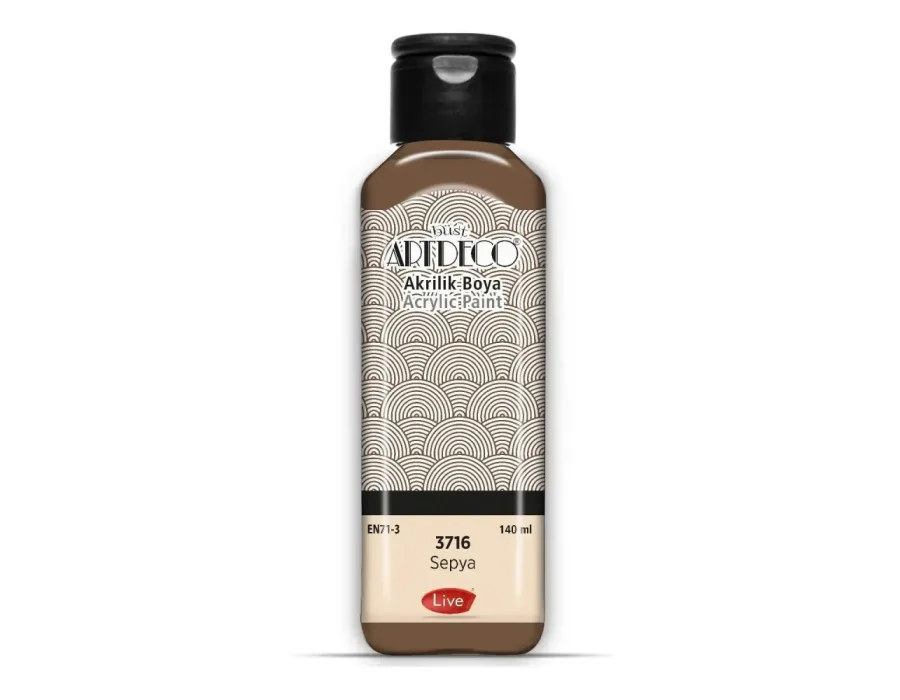 Artdeco Akrilik Boya 140ml Sepya 3716
