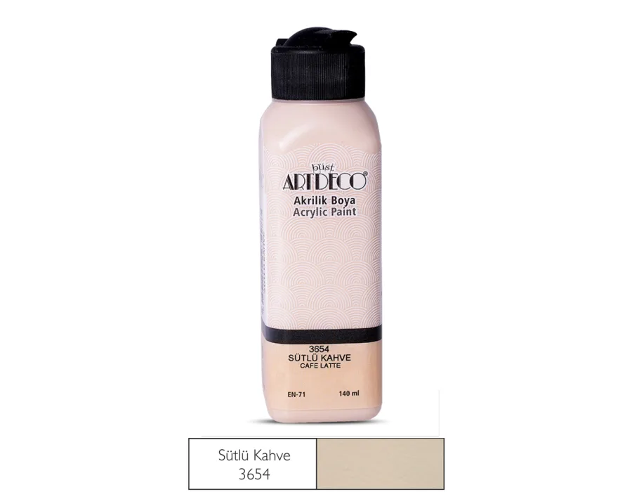 Artdeco Akrilik Boya 140ml Sütlü Kahve 3654