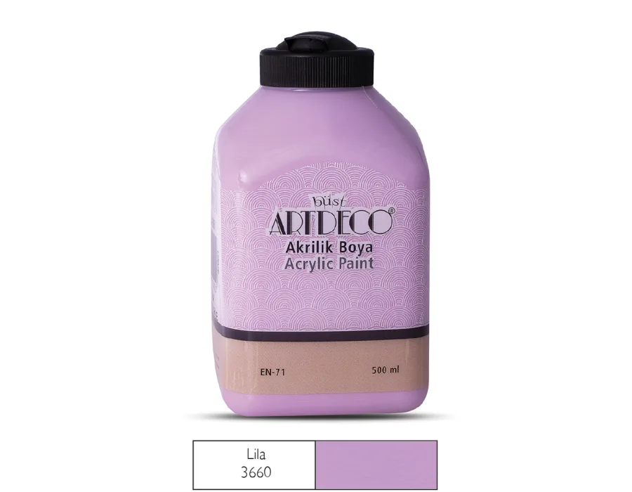Artdeco Akrilik Boya 500ml Lila 3660