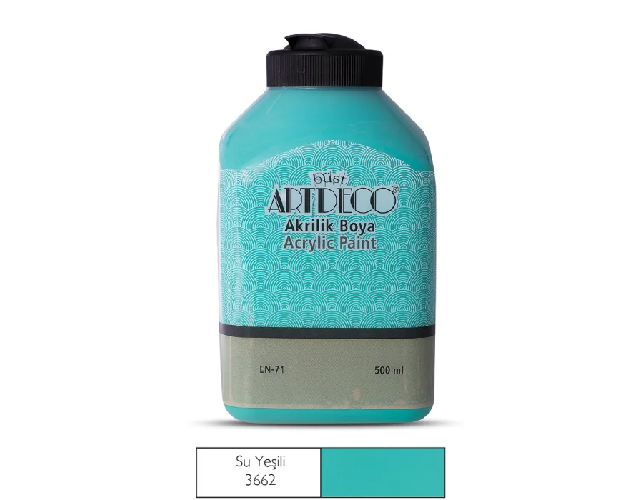 Artdeco Akrilik Boya 500ml Su Yeşili 3662