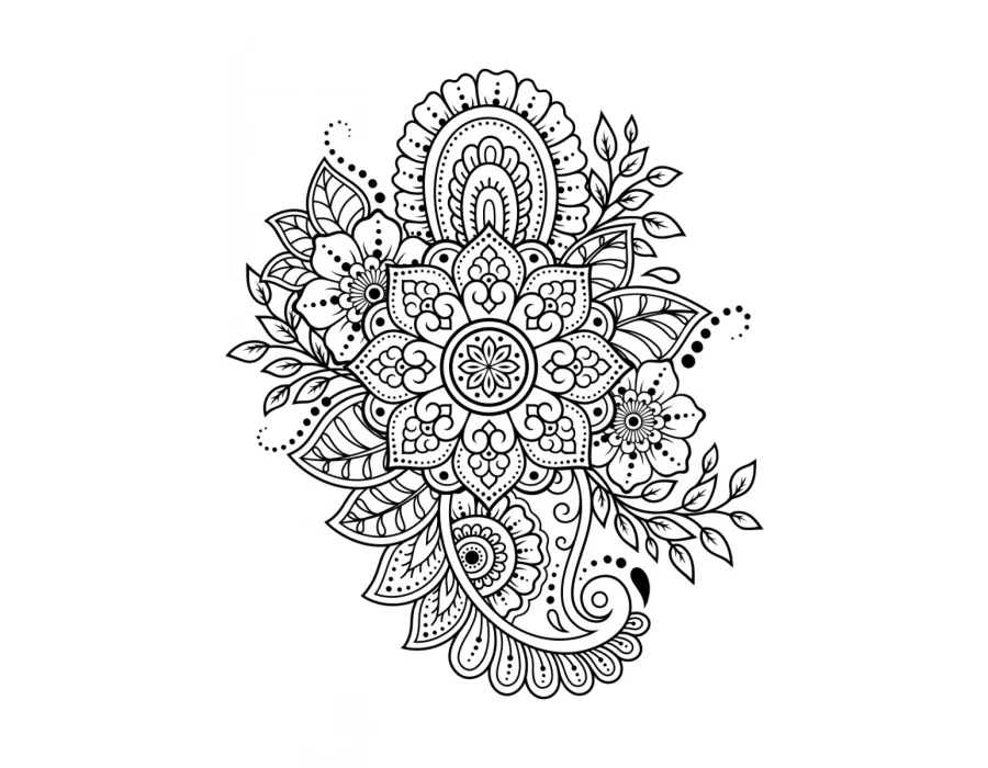 Artdeco Desenli Tuvaller Otantik 30x40cm Kına 1