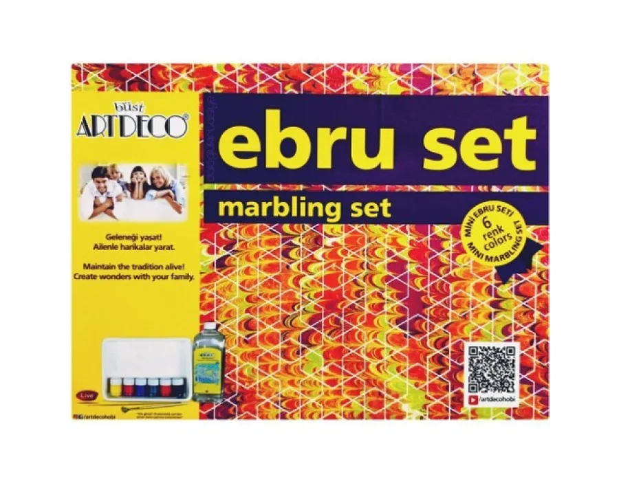 Artdeco Ebru Mini Set 6 renk