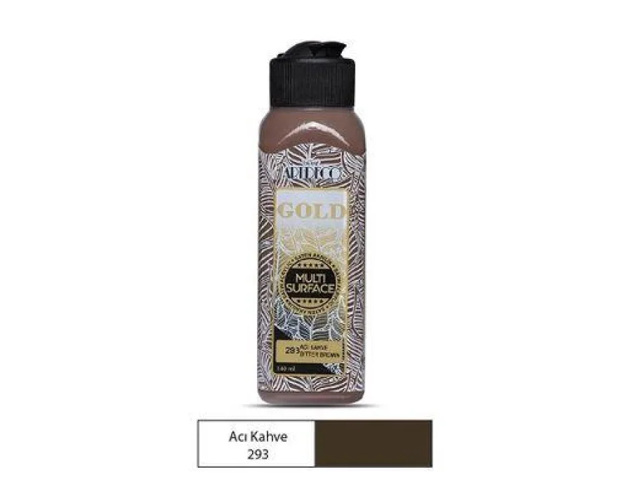 Artdeco Gold Akrilik Boya 140ml Acı Kahve 293