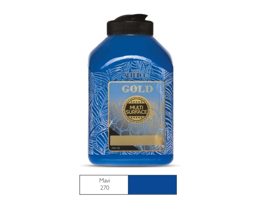 Artdeco Gold Akrilik Boya 140ml Mavi 270
