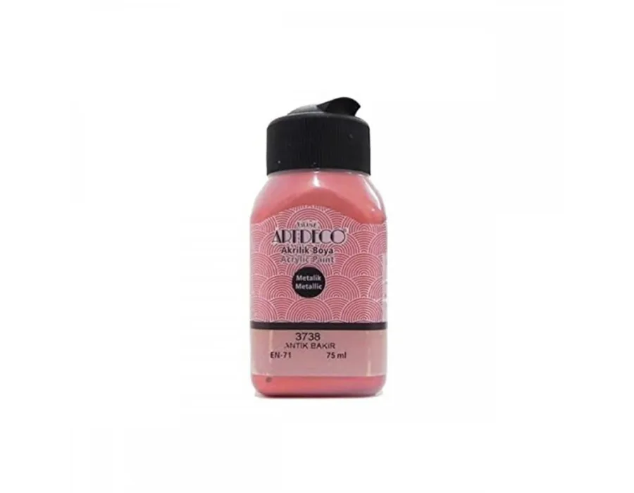 Artdeco Metalik Akrilik Boya 75ml Antik Bakır 3738
