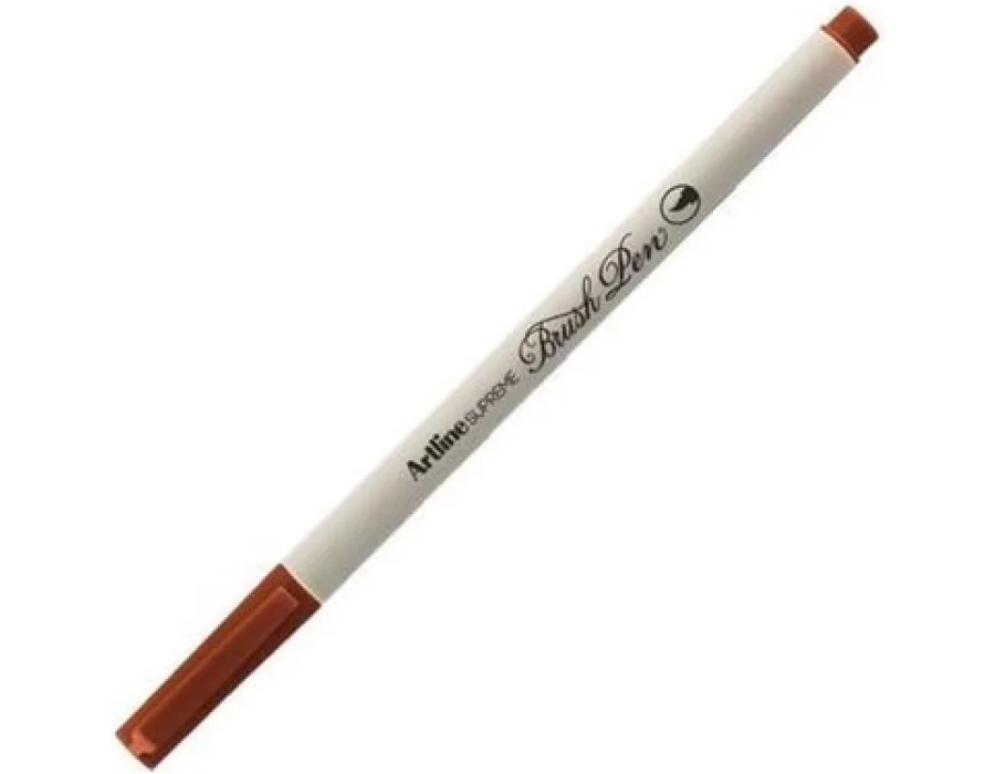 Artline Supreme Brush Uçlu Kalem Kahverengi