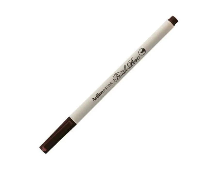 Artline Supreme Brush Uçlu Kalem Koyu Kahve