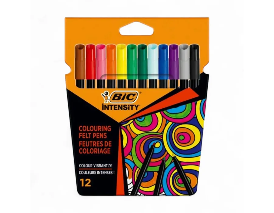 Bic İntensity Keçeli Kalem 12 Renk