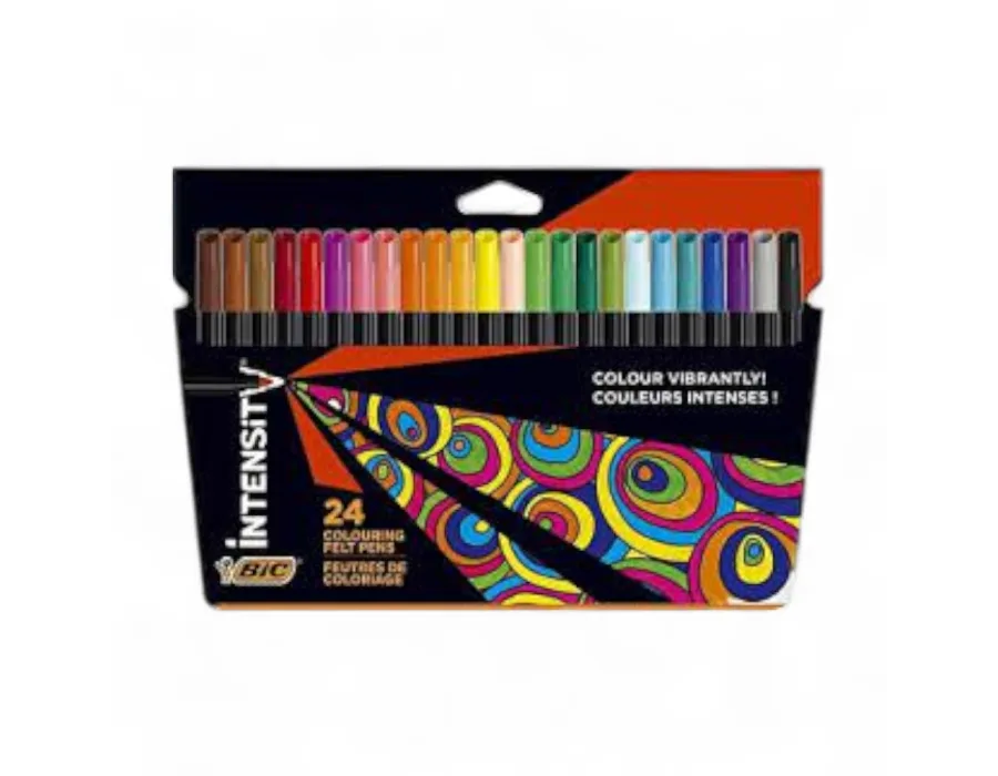 Bic İntensity Keçeli Kalem 24 Renk