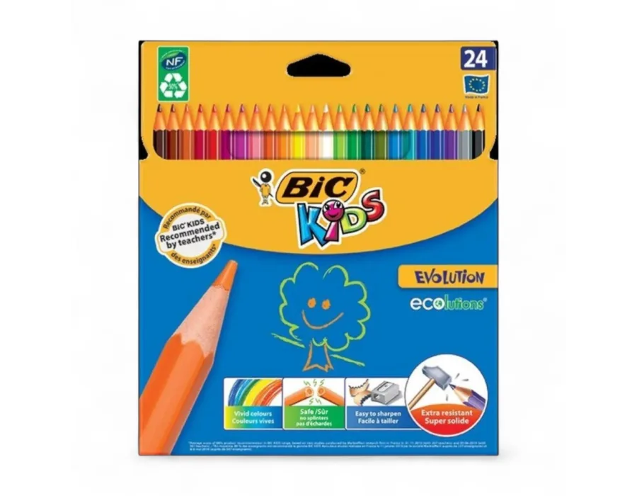 Bic Kids Kuruboya Smooth 24 Renk