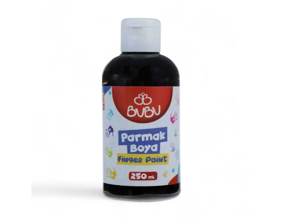 BU-BU PARMAK BOYA 250GR. SİYAH