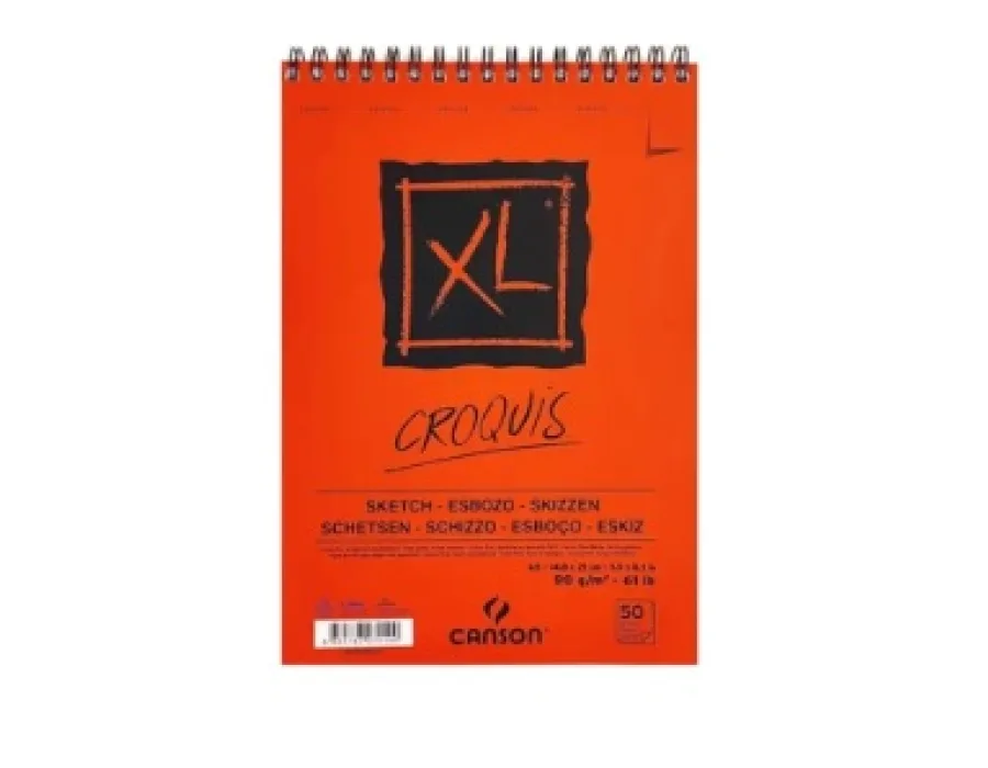 CANSON ESKİZ CROQUIS XL ALBÜM 90GR SPİRALA5 50YP