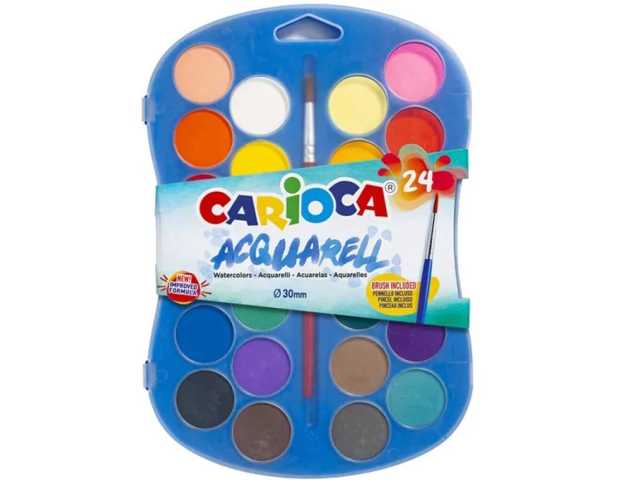 CARİOCA SULU BOYA 30 MM.24LÜ 