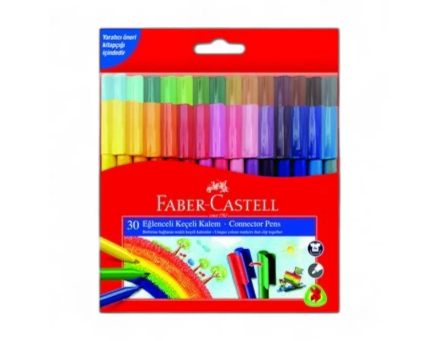 Faber-Castell Eğlenceli Keçeli Kalem 30'lu