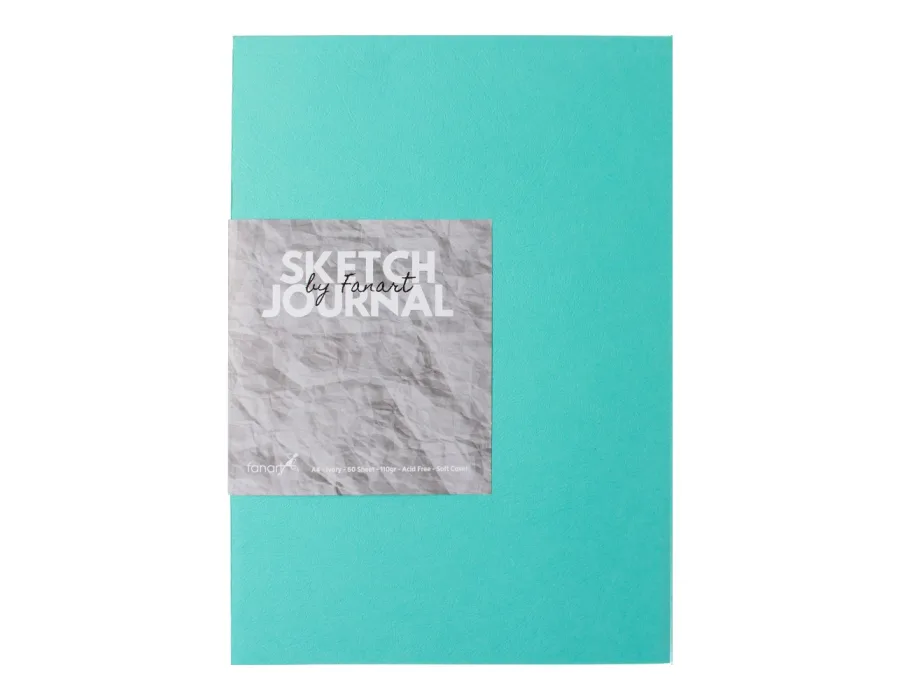 Fanart Academy Sketch Journal A4 - Turkuaz 110gr 6