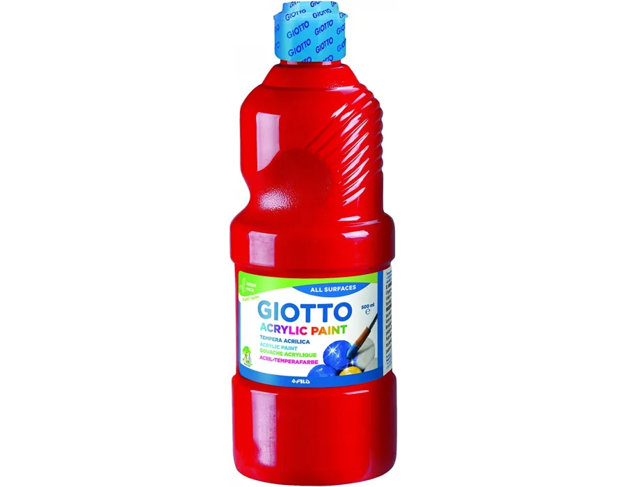 Giotto Akrilik Boya Kırmızı 500 ml