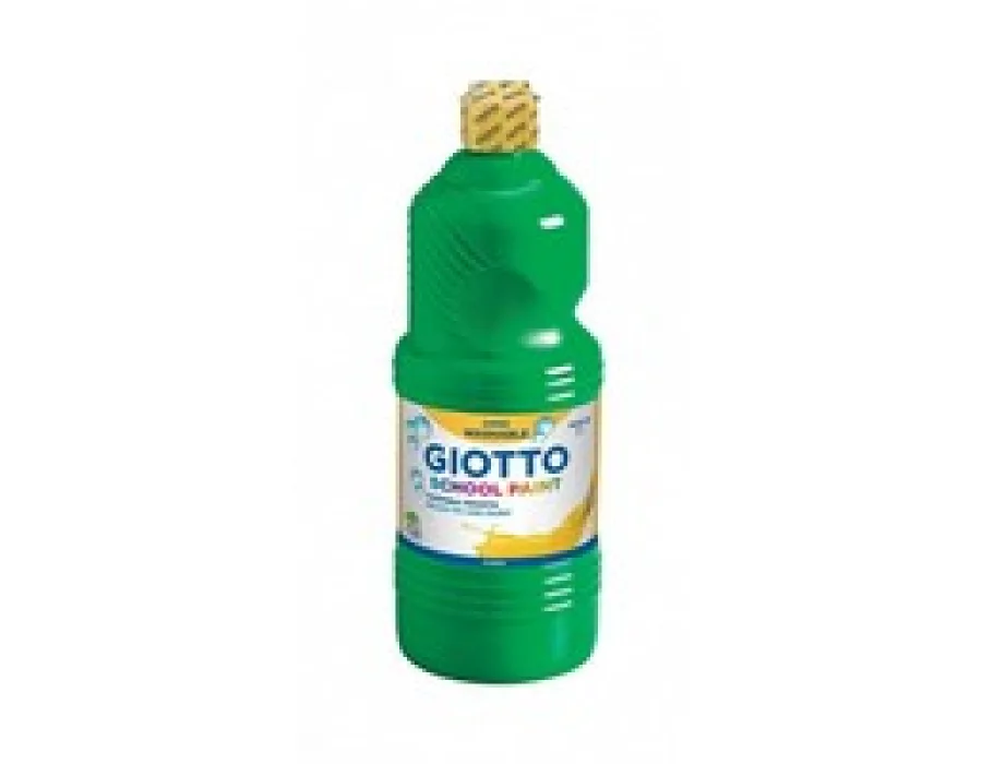GIOTTO TEMPERA WASHABLE PAINT 500 ml green