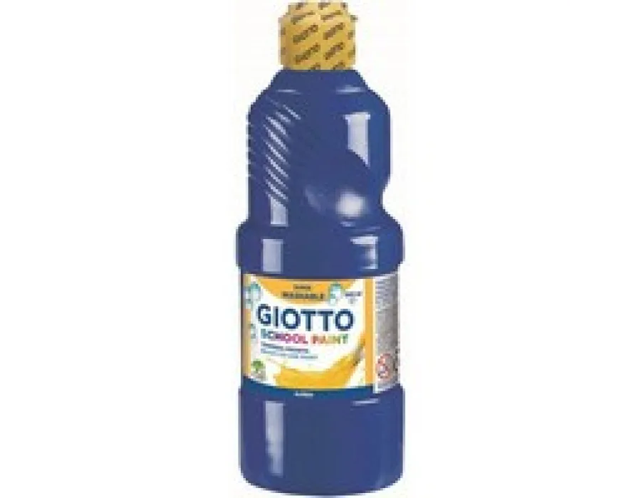 GIOTTO TEMPERA WASHABLE PAINT 500 ml Koyu Mavi
