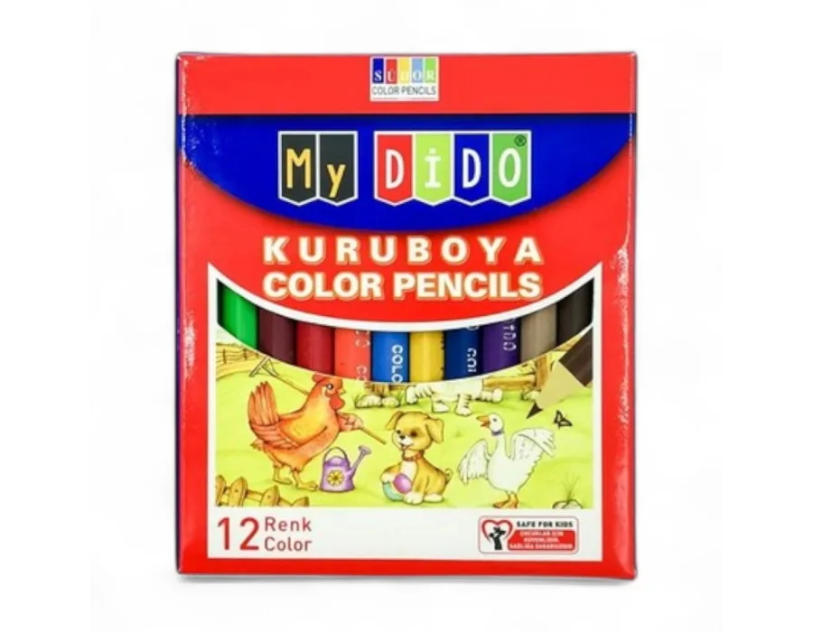 My Dido Kuru Boya Yarım Boy 12 Renk