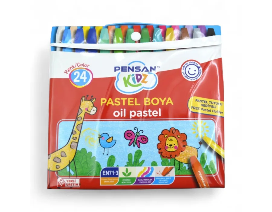 PENSAN KİDZ PASTEL BOYA 24 RENK