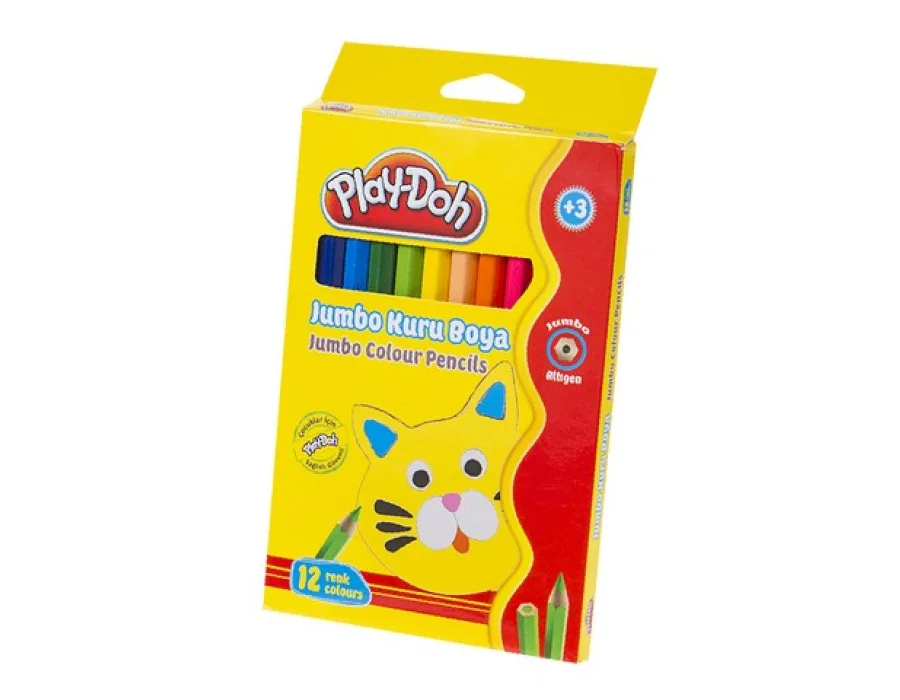 Play-Doh Kuru Boya Jumbo 12 Renk