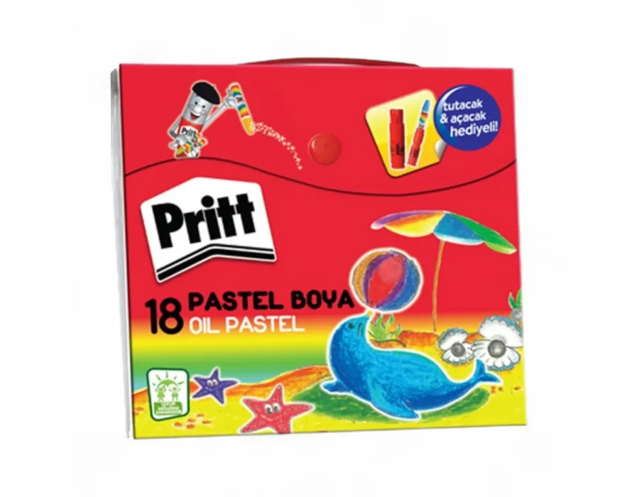 Pritt Pastel Boya Çantalı 18 Renk