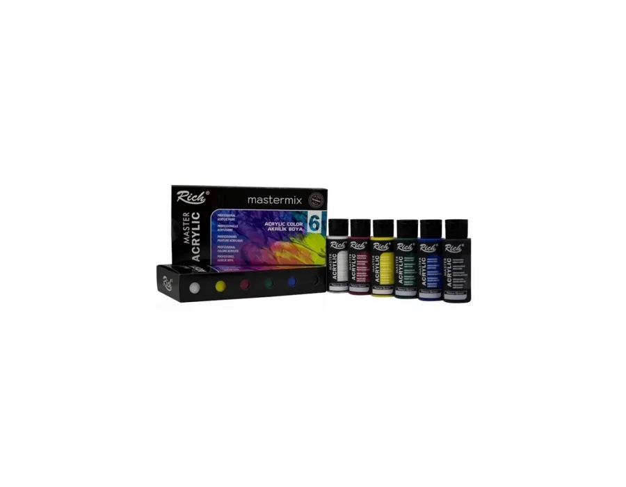 Rich Akrilik Boya Master Mix 60 cc 6 Renk