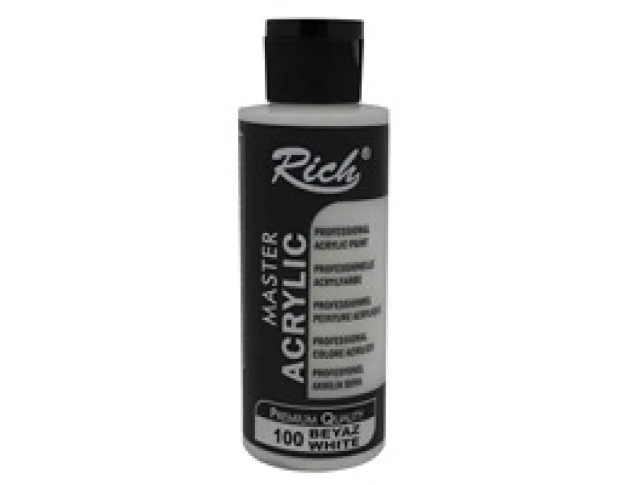 RİCH MASTER AKRİLİK BOYA 120 CC BEYAZ
