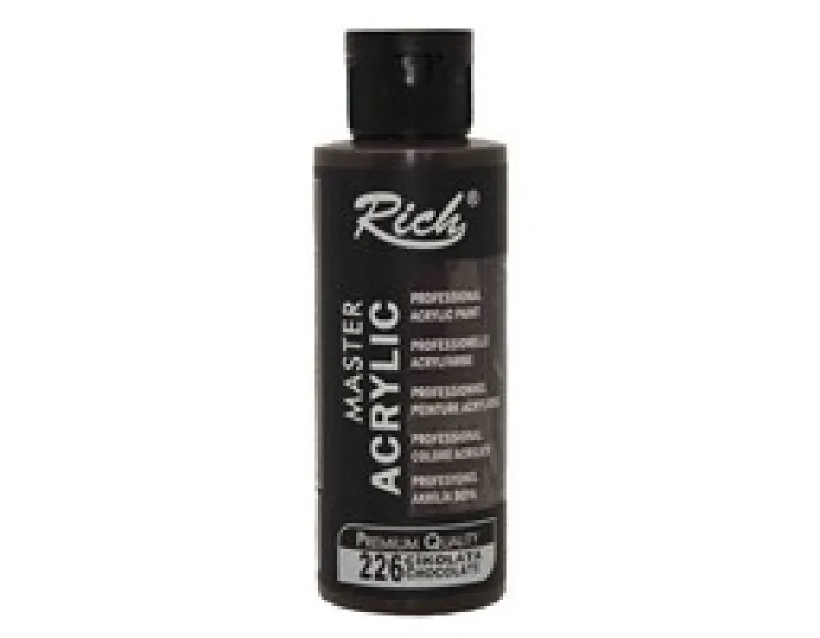 RİCH MASTER AKRİLİK BOYA 120 CC ÇİKOLATA