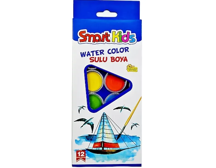 Smart Kids Sulu Boya 12 Renk