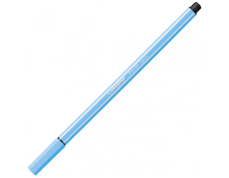 Stabilo Pen 68 Floresan Mavi 10'lu