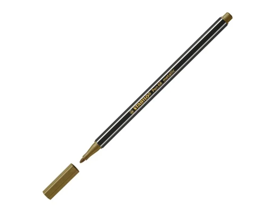 Stabilo Pen 68 Metalik Altın 10'lu